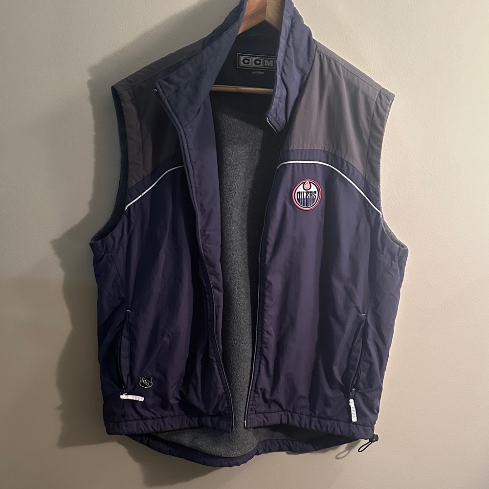 Vintage Edmonton Oilers Vest